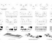 Gliwice marina, design schemes