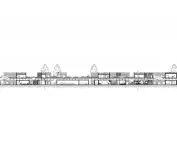 Gliwice marina, cross-section