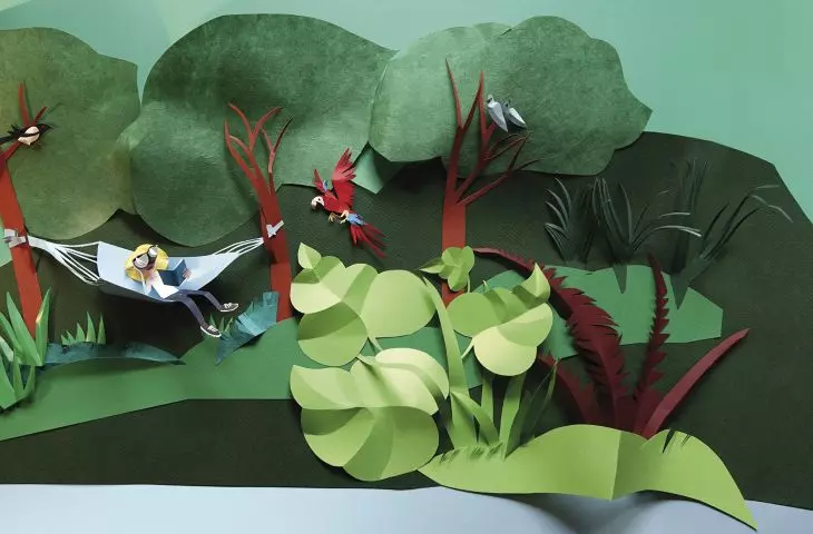 ilustracja do książki „Kuchnia pani Czereśniowej” — zebrane prace dla dzieci autorstwa Sylvii Plath, wydawnictwo „List”, 2019