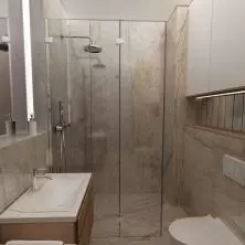 Projekt 120-metrowego apartamentu w Łodzi – łazienka