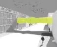Street contemplation platform in Koszalin