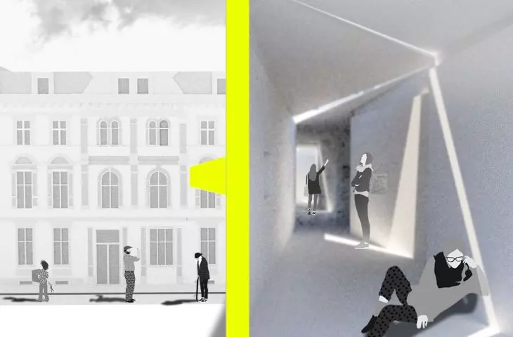 Interiors allow you to contemplate the street