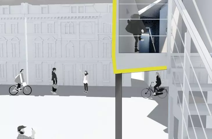 A platform for contemplation in Koszalin
