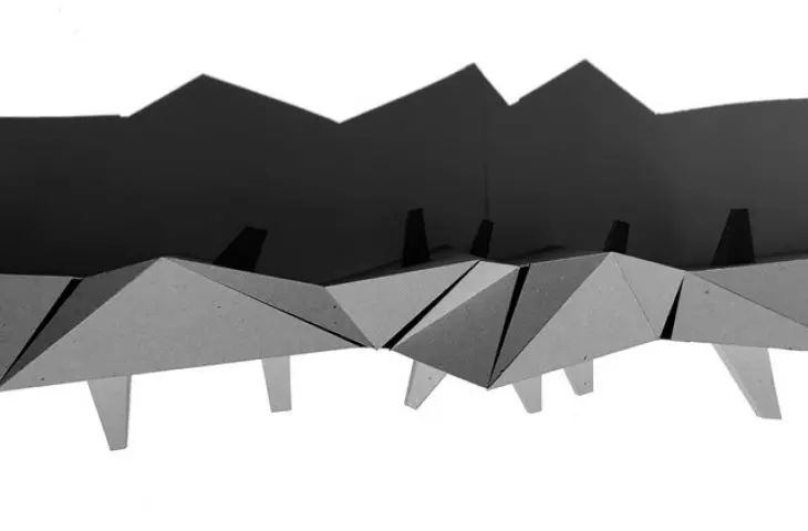 Street contemplation platform, mockup
