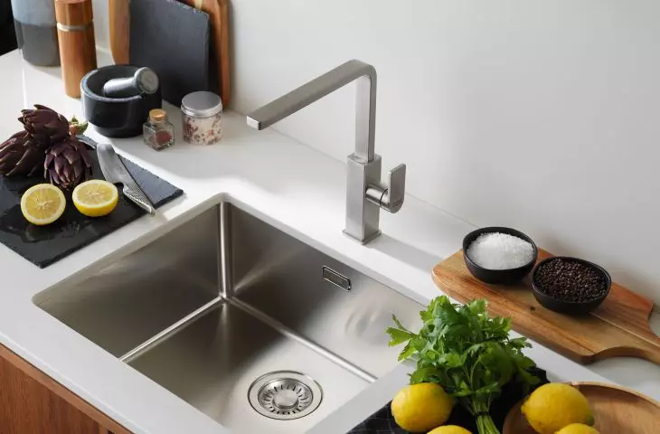 steel faucets