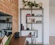 Mieszkanie utrzymano w industrialnej stylistyce