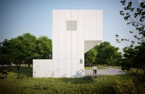 house has a shape similar to an inverted Z dom has a shape similar to an inverted Z
