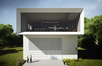 large glazing on the top floor allows you to admire the view of the lake duże glazing on the top floor allows you to admire the view of the lake