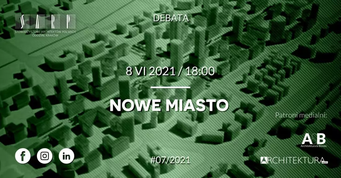Jak zaprojektować Nowe Miasto. Plakat debaty