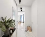 Practically the whole house is dominated by light gray 