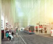 wizualizacja, przystanki tramwajowe