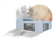 Sloped ceiling allows installation of panels 