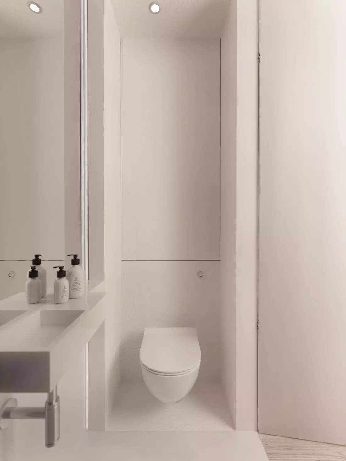 Minimalistyczna łazienka