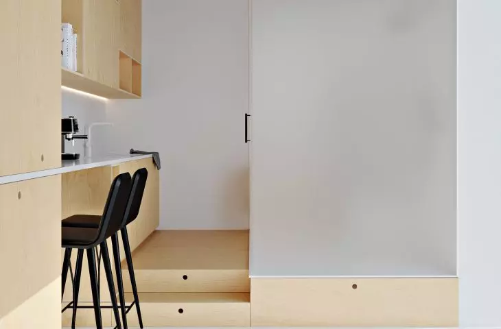 Sardynka, 15 m² kawalerka dla studenta