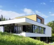 Large glazing brings light into interiors