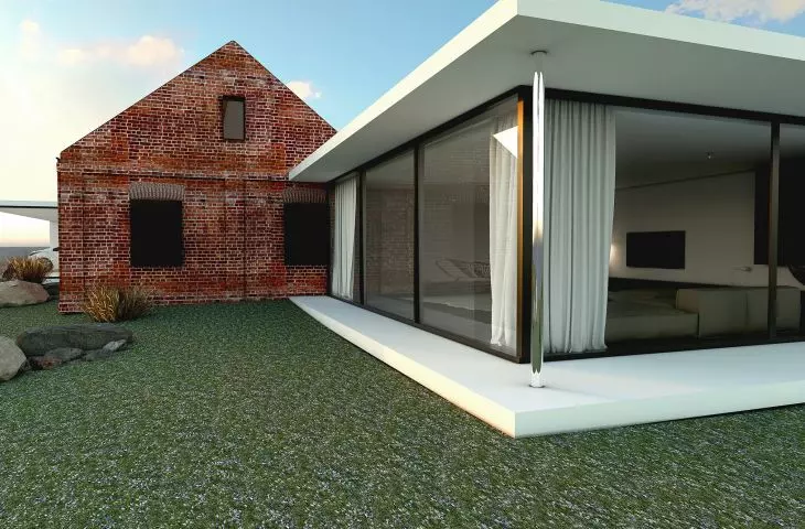 Projekt łączy historyczną część z nowo zaprojektowaną
