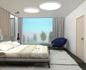 Bedroom in the design section