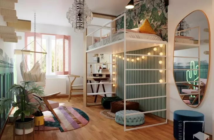 teenage girl's room