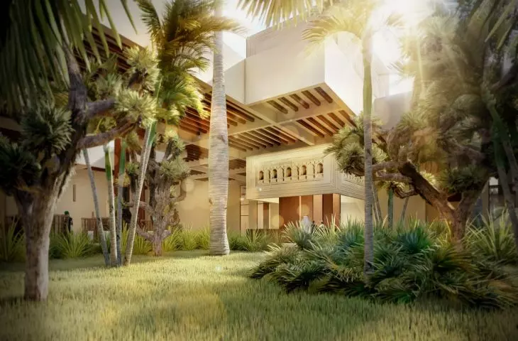 Swahili Heritage Center, courtyard with garden