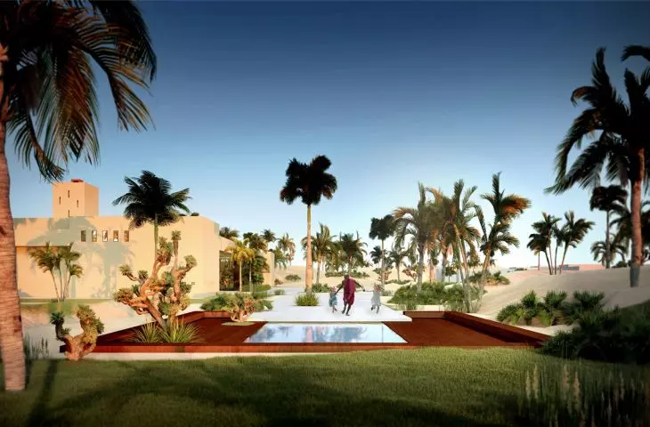 Swahili Heritage Center, outdoor relaxation area