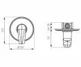 Metalia 57 concealed shower mixer