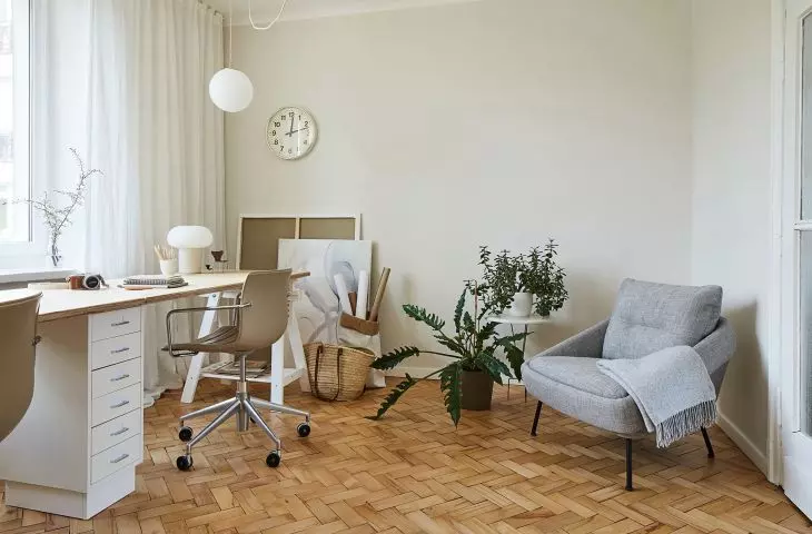 Nowa pracownia, pokój projektowy