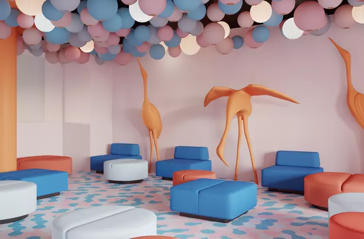Flamingi realnych rozmiarów wykonano za pomocą technologii druk 3D