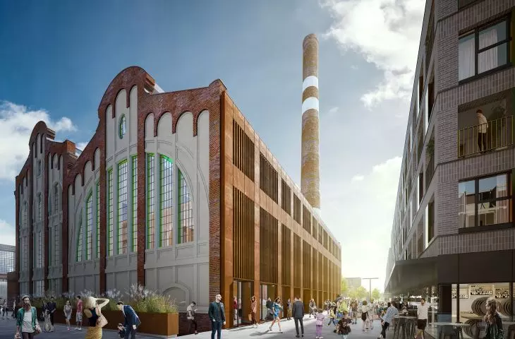 medusa group odpowiada za renowację południowej ściany elektrowni i projekt wnętrz