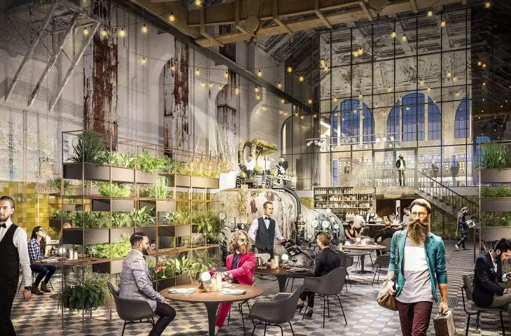 architects are responsible for the interior design of the power plant