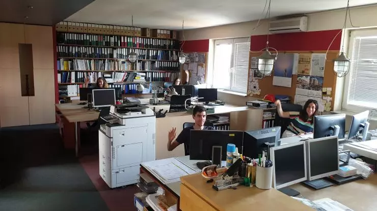 Wnętrze pracowni 3DARCHITEKCI z wizją