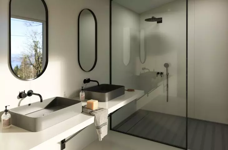 Faro White w łazience