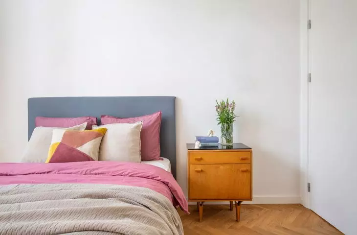 Apartment in Old Bielany, bedroom