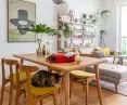Around the table were placed chairs type 200-190 by Rajmund Halas