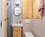 The challenge was the design of the bathroom