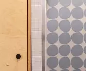 Bathroom wall detail