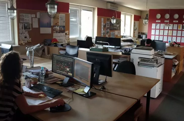 interior of the office