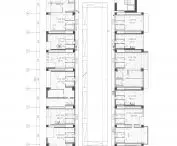 Urban village building, 4th floor plan