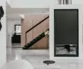 On the first floor there is a large fireplace