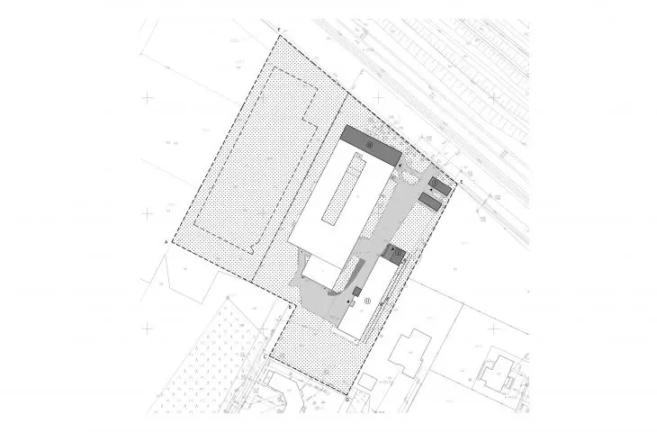 Ravimed office building, site plan