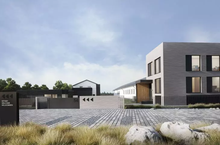 The project also includes an entry zone