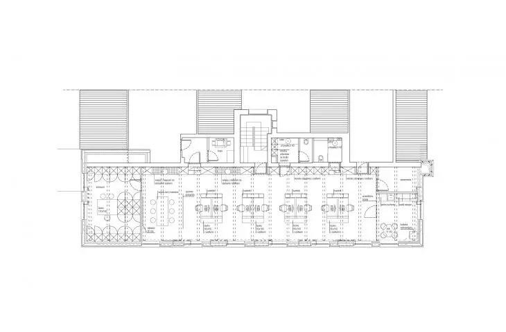 Ravimed office building, floor plan