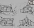 Concept sketch for the game Call of Juarez: Gunslinger