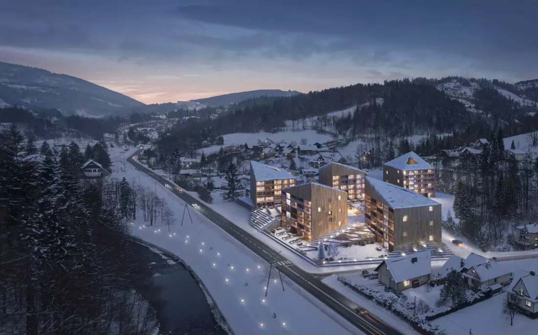Nowy zespół hotelowy
w Wiśle