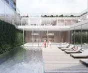 Hotel in Wisla, patio part of spa