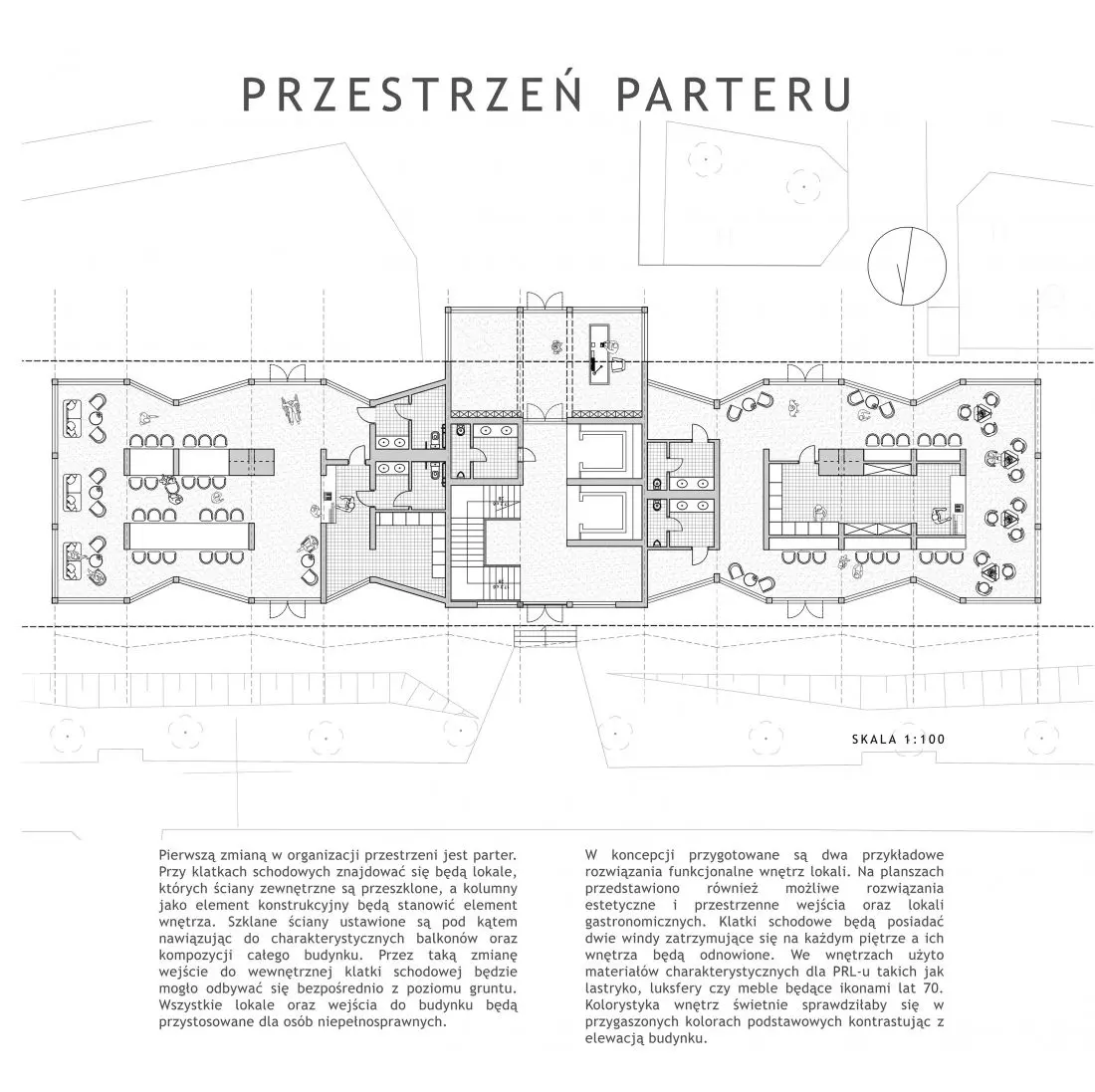 Rzut parteru Falowca