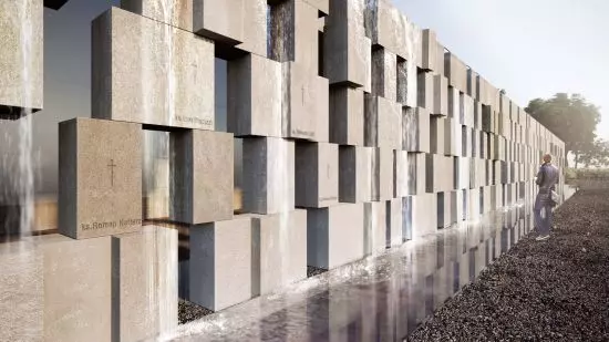na selected blocks of the main memorial wall will display the names of priests persecuted during the communist period