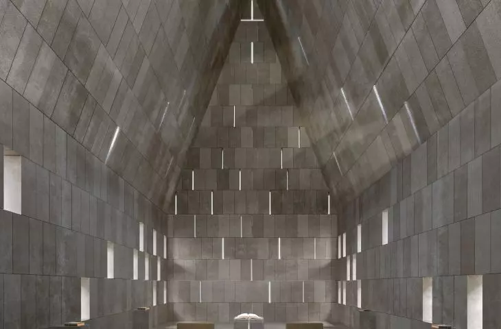 clearances bring out the symbol of the cross from the block