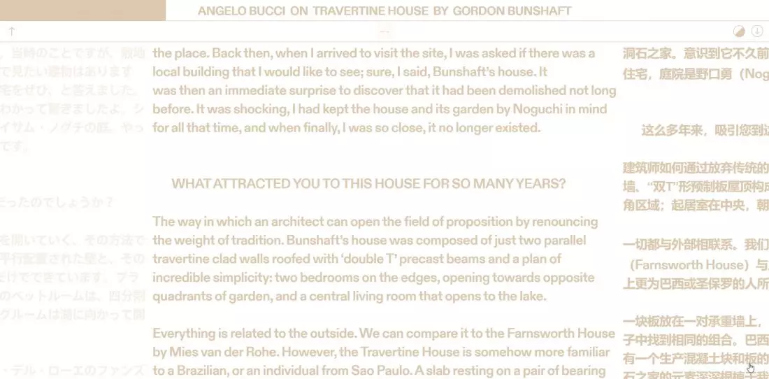  Fragment rozmowy —
Angelo Bucci