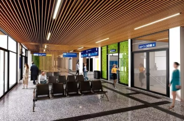 Kielce railway station - interior