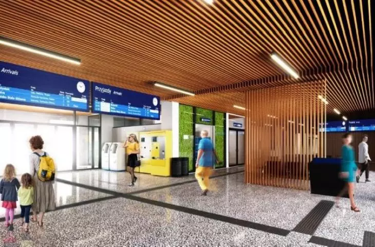 Kielce railway station - interior